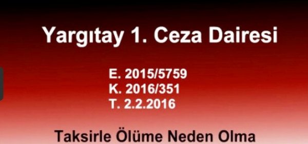YARGITAY  1. CEZA DAİRESİ     E. 2015/5759