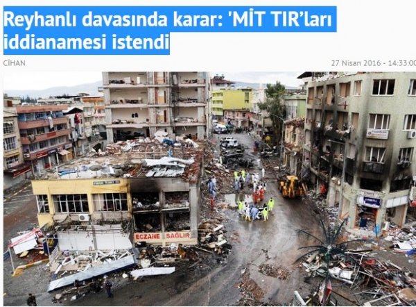 Reyhanlı davasında karar: 'MİT TIR'ları iddianamesi istendi