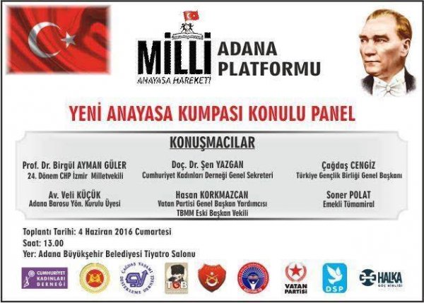 Yeni Anayasa Kumpası Konulu Panel