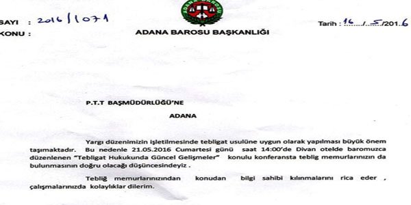 PTT BAŞ MÜDÜRLÜĞÜNE 