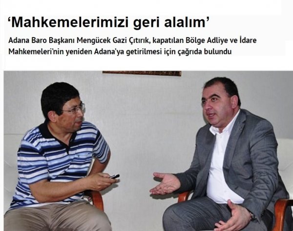 Mahkemelerimizi geri alalım