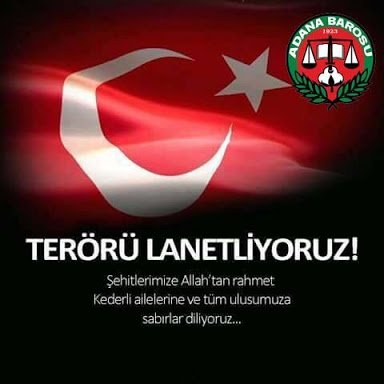 Terör bir insanlık suçudur 01.05.2016