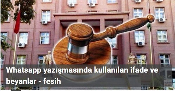 Whatsapp yazışmasında kullanılan ifade ve beyanlar - fesih