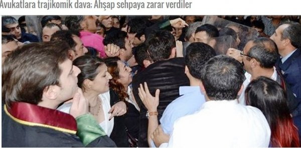 Avukatlara trajikomik dava; Ahşap sehpaya zarar verdiler