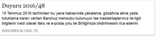 TBB DUYURU NO:2016/48