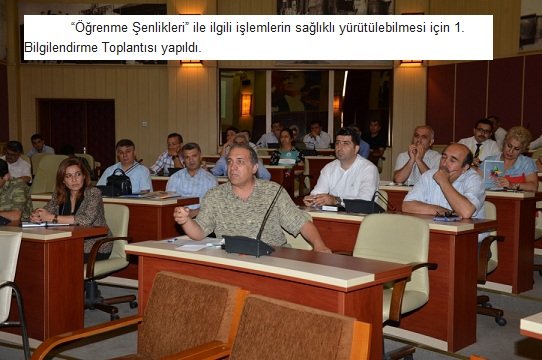 “Öğrenme Şenlikleri” ile ilgili işlemlerin sağlıklı yürütülebilmesi için 1. Bilgilendirme Toplantısı yapıldı. 