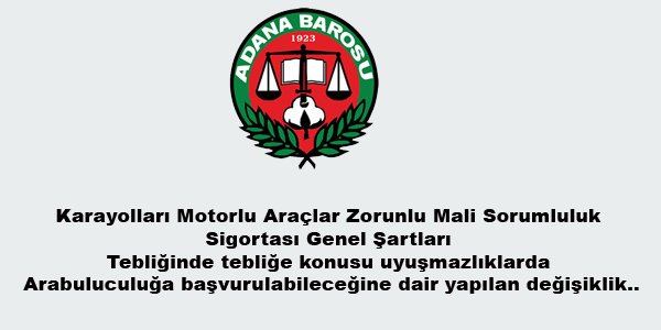 Arabuluculuğa başvurulabileceğine dair yapılan değişiklik.