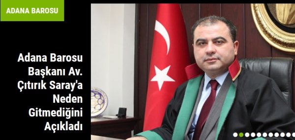 Av. Çıtırık Saray'a Neden Gitmediğini Açıkladı