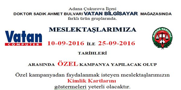 ÖZEL KAMPANYA 