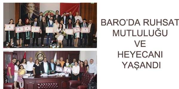 BARO'DA RUHSAT MUTLULUĞU VE HEYECANI YAŞANDI